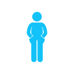 man with hands in pocket icon