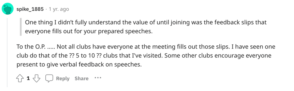 toastmasters comment2